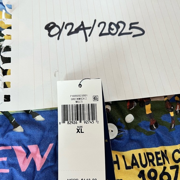 BNWT POLO RALPH LAUREN “R.L. RIDING ACADEMY/N.Y. HORSE SHOW” BUTTON UP SZ: XL - Picture 7 of 7